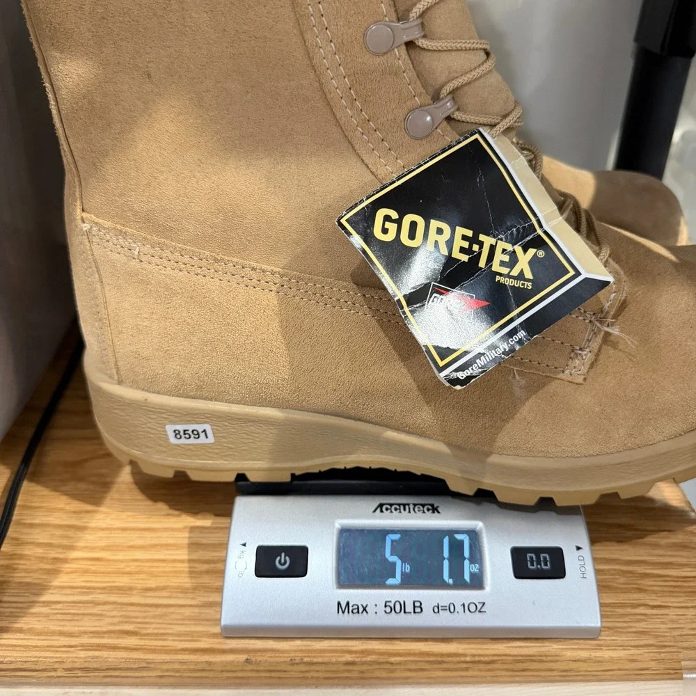 Altama Boots Mens Sz 11.5 W Tan Gore-Tex Cold Weather Combat Military Jungle New